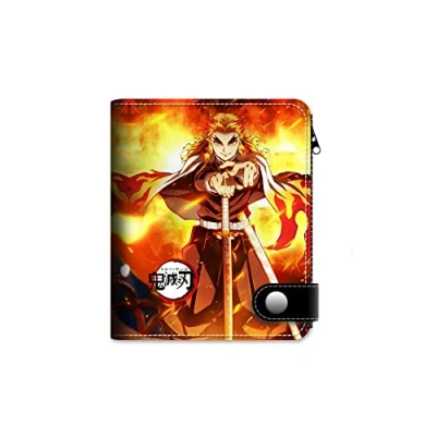 Image of Hanaiette 1pc Anime Peripheral Bifold Wallet Full Color Print Short Leather 11.8 * 9 2cm (STYLE4)