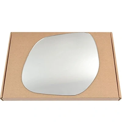 Image of Less4spares Wing Mirror Glass Left Compatible with Mitsubishi Outlander 2006 2010 STICK ON Passenger Near Side Convex