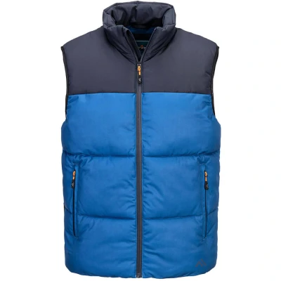 Image of Portwest KX3 Sport Insulated Baffle Bodywarmer Quartz/Dark Navy Large