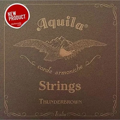 Image of Zoundhouse Aquila 167U Thunderbrown Bass Ukulele / U String Set