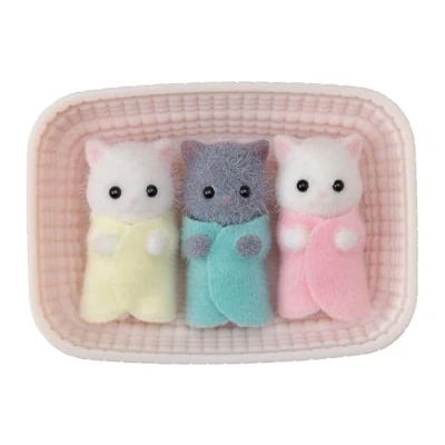Image of Sylvanian Families 5458 Persian Cat Triplets Dolls dollhouse playsets