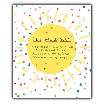 Image of Get Well Soon , Feel Better, Nice Words Greeting Card, Greetings Cards