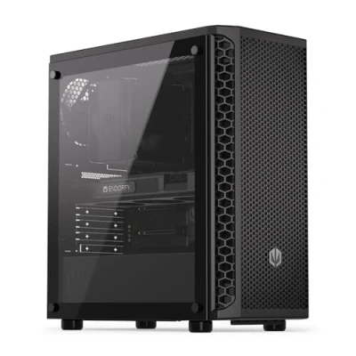 Image of ENDORFY Signum 300 Air, ATX PC Case, Mesh Front Panel, Tempered Glass Side 4X PWM Fans Included, EY2A005