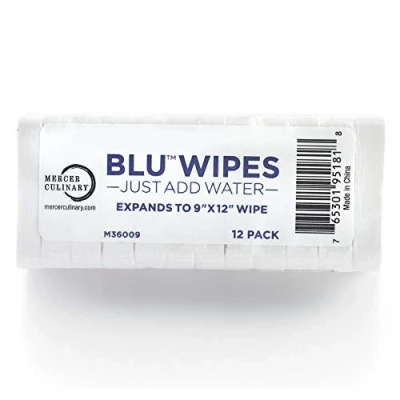 Image of Mercer Culinary M36009 Compressed Towels, Cotton, White