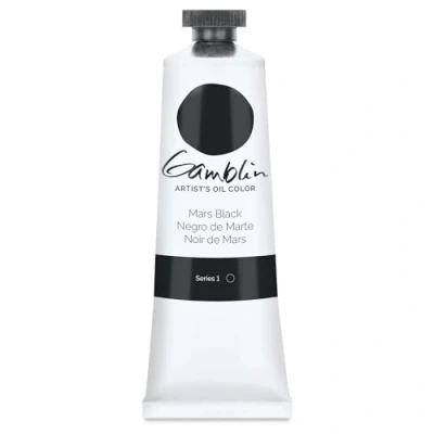 Image of Gamblin : Artist Oil Colour 37ml Mars Black