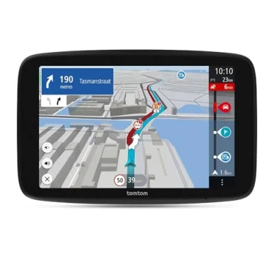 Image of TomTom Truck Sat Nav GO Expert Plus Premium Pack (7 Inch HD Screen, Large Vehicle Routing and POIs, Traffic, World Maps, Live Restriction Warnings, Quick Updates Via WiFi, USB C) NEW SOFTWARE