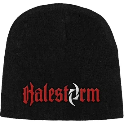 Image of RAZAMATAZ Halestorm Logo Embroidered Beanie Black, One Size, Size