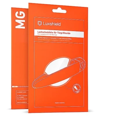 Image of Luxshield Car Door Handle Protection Film for recessed grips MG 4 I 2022 2024 Anti Scratch Foil Clear Paint