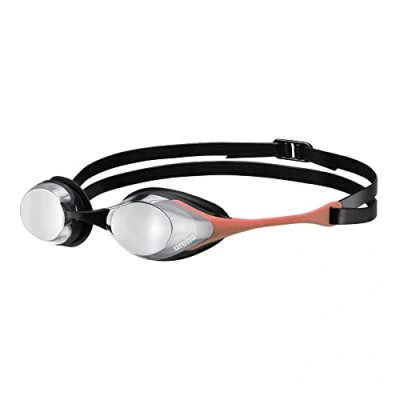 Image of arena Cobra Original Swipe Mirror Unisex Adult Racing Swimming Goggles, Pool Goggles with Lenses, Anti Fog UV Protection, 4 Interchangeable Nose Bridges