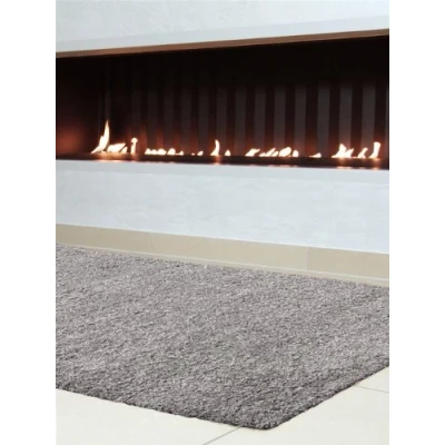 Image of Benuta Swirls Shaggy Deep Pile Rug, Synthetic Fibre, without Harmful Substances modern 160 x 230 cm grey