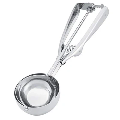 Image of Ice Cream Scoops Cookie Scoop Set, Tuilful Set of 2 with Trigger, 18/8 Stainless Steel for Baking,Scoops Cookie, Cream, Cupcake, Muffin, Meatball(6CM)