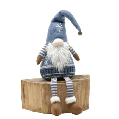 Image of Festive 71cm Blue Nordic Gonk With Dangly Legs