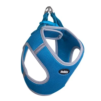 Image of Nobby Mesh Harness Delight, Light Blue, M: Chest: 38 43 cm, Belly: 45 50 20 mm, Pack of 1