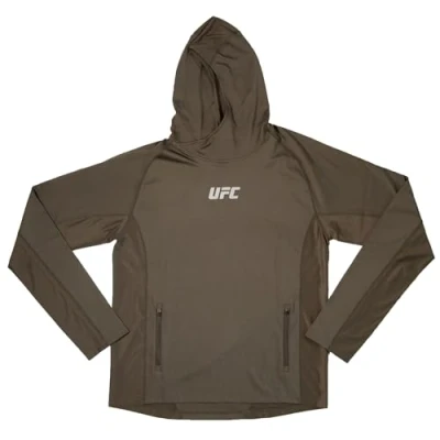 Image of UFC Men&#039;s Long Sleeve Pullover Hoodie, Color Olive, Size S