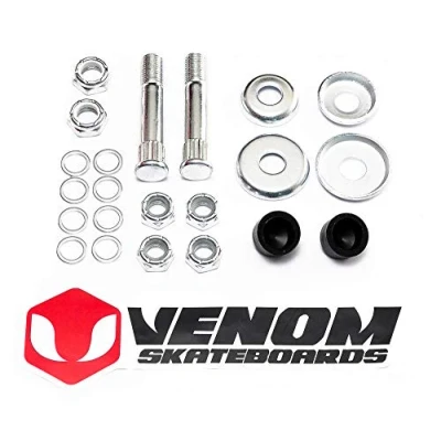 Image of Venom Skateboards Universal Truck Rebuild Kit with Lightweight Hollow Kingpins