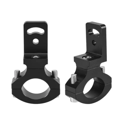Image of Orimommth 2PCS Universal Motorcycle Headlight Mount Brackets Handlebar 22 25mm 7/8Inch Spotlight Holder Tube Clamp for Cafe Chopper