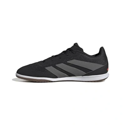 Image of adidas Unisex Predator Club Sala Indoor Football Boots, core Black/Grey Four/Lucid red, 10.5 UK
