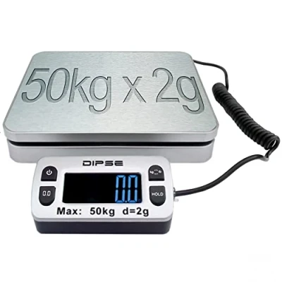 Image of Dipse Parcel Mini Scales with External Display and Great Load capacity 50kg x 0,002kg