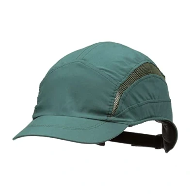 Image of 3M First Base 3 Bump Cap 2030596, Classic, Dark Green, Reduced Peak, 55mm