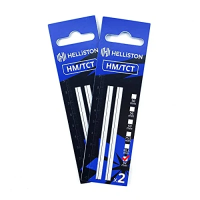 Image of HM/TCT planer blades compatible with Metabo HO 18 LTX 20 82, carbide, WITHOUT PLASTIC, 82mm (2 sets = 4 reversible knives)