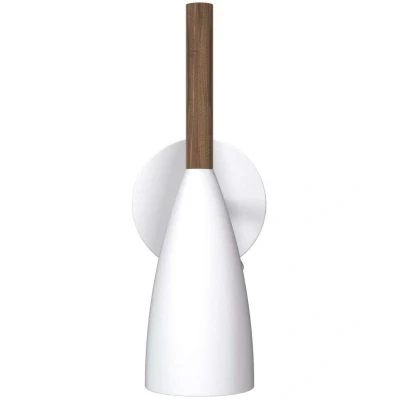 Image of DFTP by Nordlux Pure wall light in white with wooden element