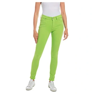Image of REPLAY Women&#039;s WHW689 Luzien Hyperflex Colour Xlite Jeans, Apple Green 675, 31W / 32L