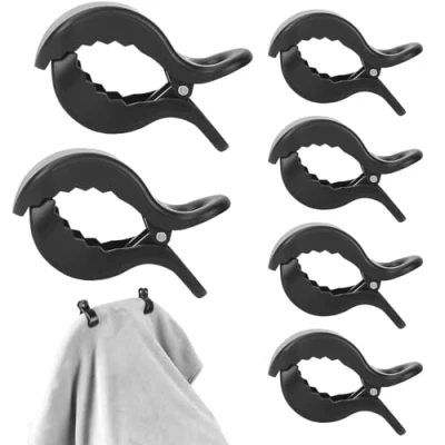 Image of 6 Pcs Baby Pram Clips Universal Buggy Blanket Clamp Pegs for Pushchair Blankets &amp; Stroller Shades Clasps Grippers Fixed Muslin Towel Toy