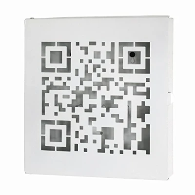 Image of HAKU Mobel Key Box White, Metal Size: W 22 cm X H 24 D 5 cm, Style: Modern
