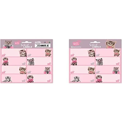 Image of Grupo Erik Studio Pets Cats Stickers Sticky Labels Food Self Adhesive Gift Tag School