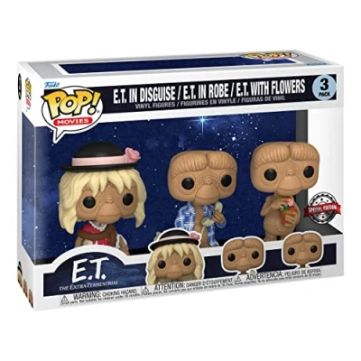 Image of FUNKO E.T. 40th Anniversary POP! Movies Vinyl pack 3 figurines 9 cm