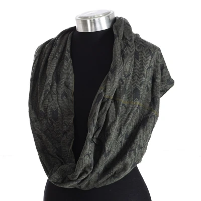 Image of Buff Infinity knitted collar 98300 unisex Green Lyocell One Size