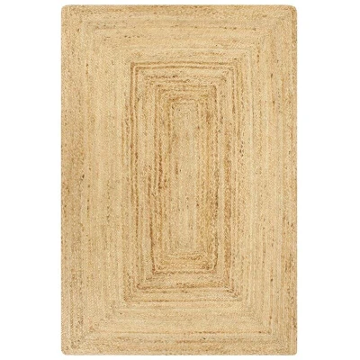 Image of vidaXL Handmade Rug Jute Natural 120x180 cm