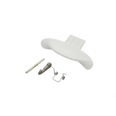 Image of Ariston C00116580 Creda Hotpoint Washing Machine White Door Handle Kit