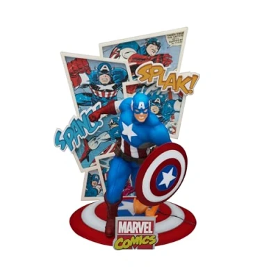 Image of Beast Kingdom Marvel Comics diorama PVC D Stage Captain America 16 cm