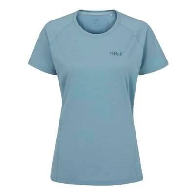 Image of Rab Women’s Sonic Tee Lightweight Breathable Short Sleeve T Shirt for Trail Running &amp; Hiking Citadel Medium