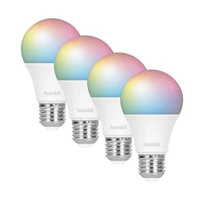 Image of Smart Bulb (9W) RGB + CCT Promo Pack Energy Saving Multicolour LED (E27), Adjustable Brightness, Voice Control Compatible with Alexa/Google/Siri, No Hub Required, Tuya