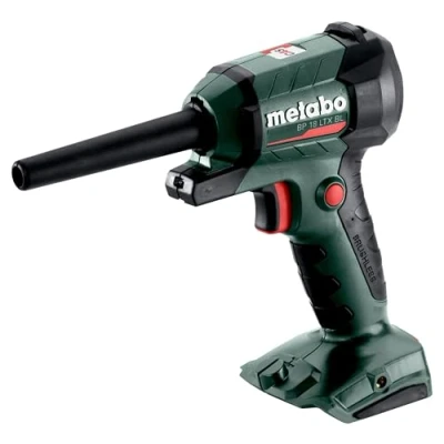 Image of metabo Cordless Blow Gun BP 18 LTX BL V, Brushless Motor, 0.7 m3/min Air Volume, 122 m/s Speed, LED Work Light Versatile for Cleaning, Blowing, Inflating and Deflating