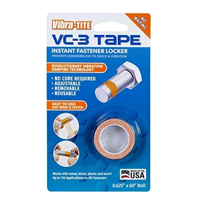 Image of Vibra TITE VC 3 Tape Instant Threadlocker Adjust, Remove, &amp; Reuse,0.625&#039;&#039;W x 60&#039;&#039;L,23805BC