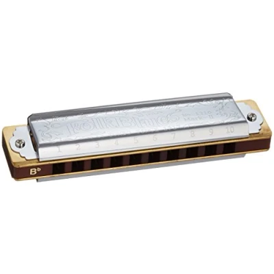 Image of Tombo Mundharmonika Folk Blues MKII, Major Diatonic, 10 Kanzellen, Bb Dur