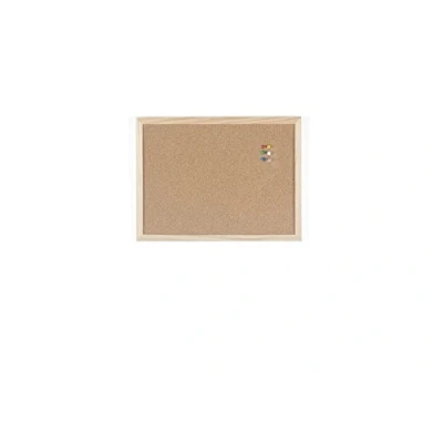 Image of Bi Office MC010012010 400 x 300 mm Wood Frame Cork Notice Board