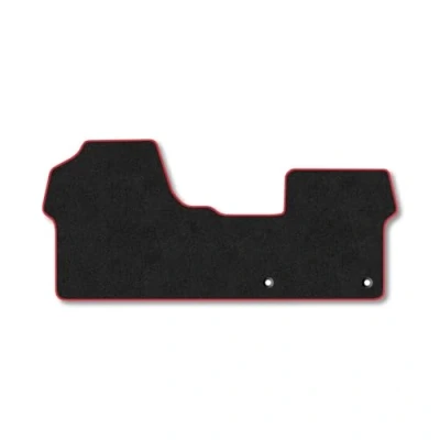 Image of Carpet Floor Mats for the Peugeot Expert (2016+) Custom Van Accessory Tailored fit, Granulated Anti Slip Layer &amp; Red Binding