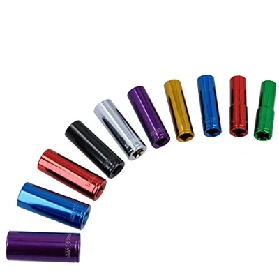 Image of Metric 1/2&quot; Drive Double Deep Colour Coded Sockets 6 Sided 13mm 24mm 10pc