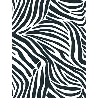 Image of Décopatch Ref FDA429O Zebra Animal Print Paper Pack Each Sheet 30 x 40cm, of 20 Sheets Best Used With Décopach Glue &amp; Varnish, Black White