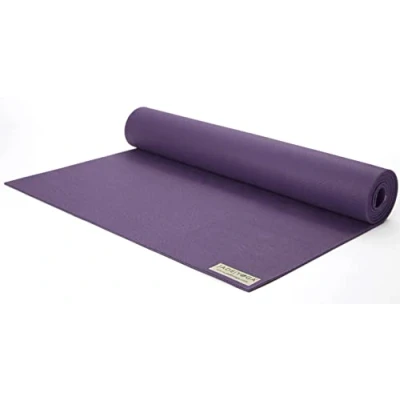 Image of JadeYoga Travel Yoga Mat Natural Rubber Lightweight &amp; Portable Home Gym Fitness Mat, Workout for Home, Stretching Non Slip Women, Men&#039;s