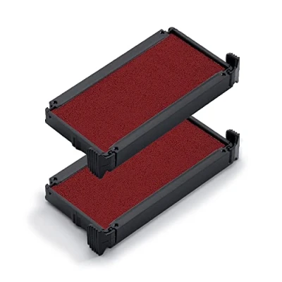 Image of Trodat Replacement Ink Pads 6/4912 Pack of 2 Red For The Printy 4912, 4912 Typo, 4952 and Office Printy,56x7x27mm
