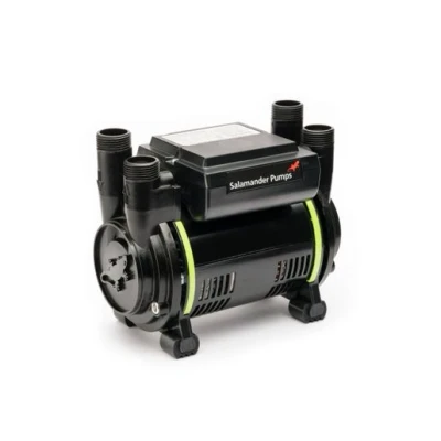 Image of Salamander Pumps CT75 Xtra Shower Pump 2.0 Bar Pressure Twin End Suitable for Positive Head, Gravity Fed Systems Only WRAS Approved…