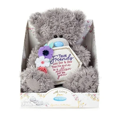 Image of Me to You Bear AP901106 Tatty Teddy &#039;True Friends Official Signature Collection, ONE Size, Grey