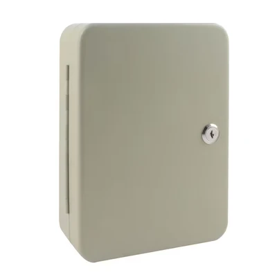 Image of Q Connect Pearl Grey 48 Key Cabinet KF04027