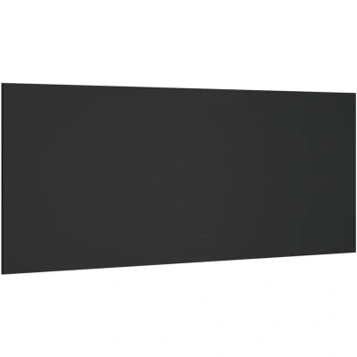 Image of vidaXL Bed Headboard Black 200x1.5x80 cm Engineered Wood