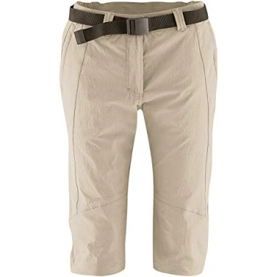 Image of Maier Sports Kluane Outdoor Women&#039;s Capri, Womens, Bermuda, 231003, Feather Gray, 24